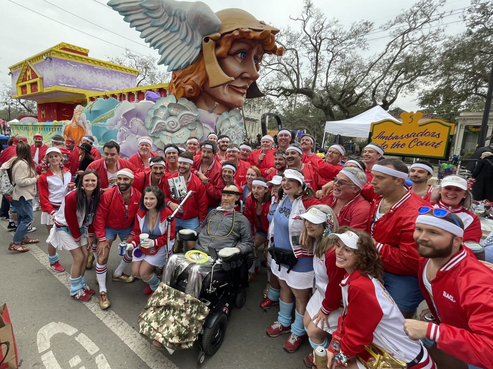 Steve Gleason, 610 Stompers, Hermes, Mardi Gras 2022